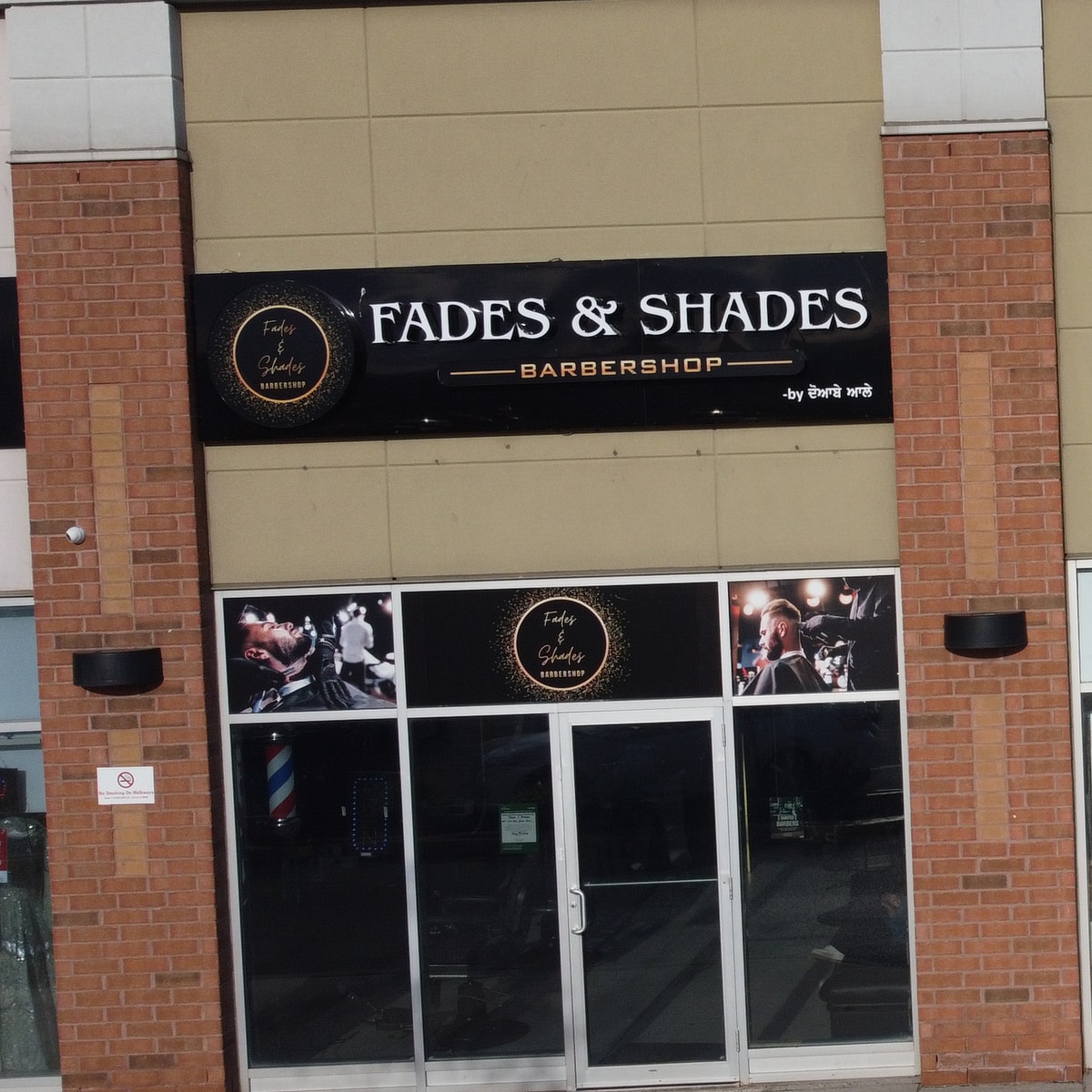 Fades & Shades storefront