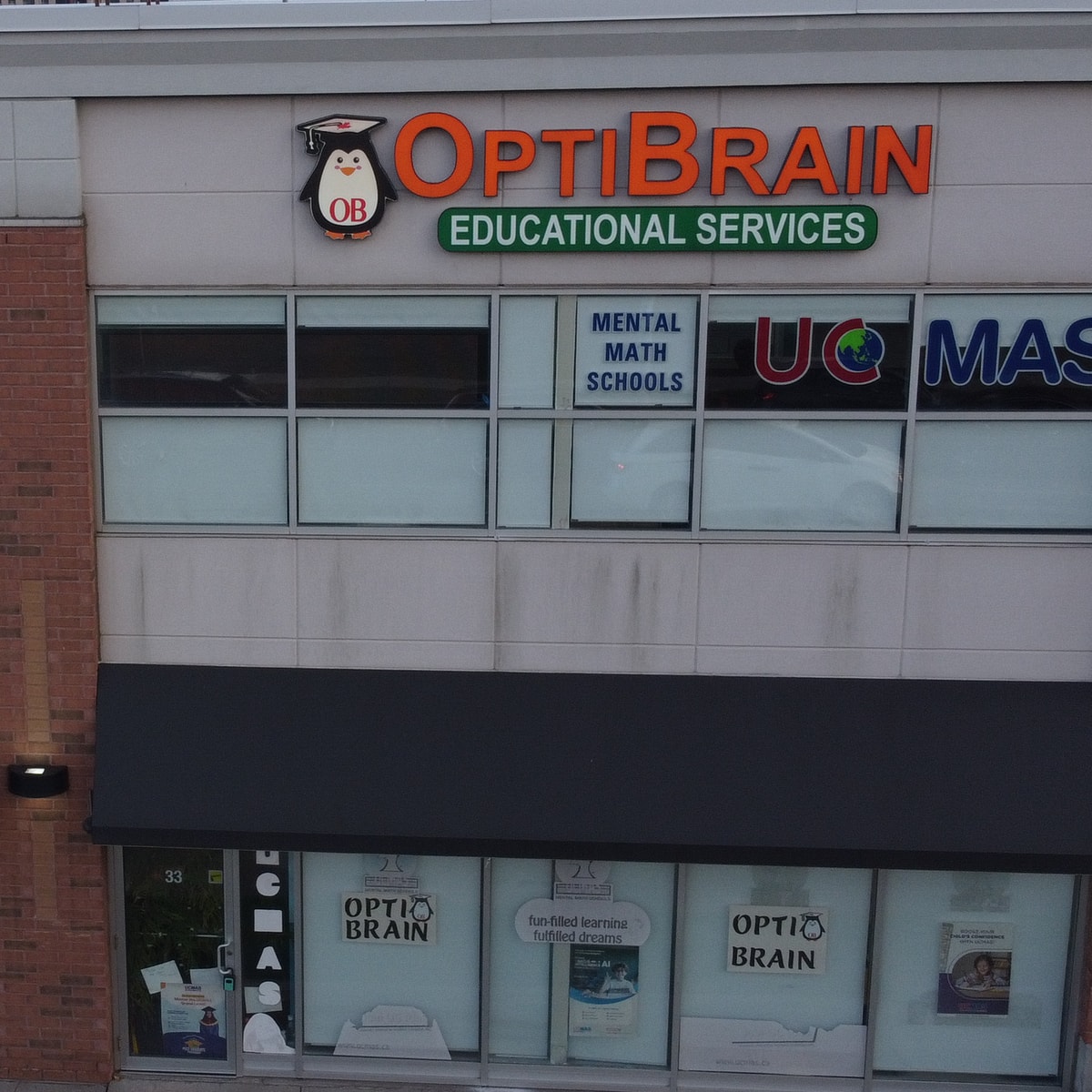OptiBrain Learning Centre storefront