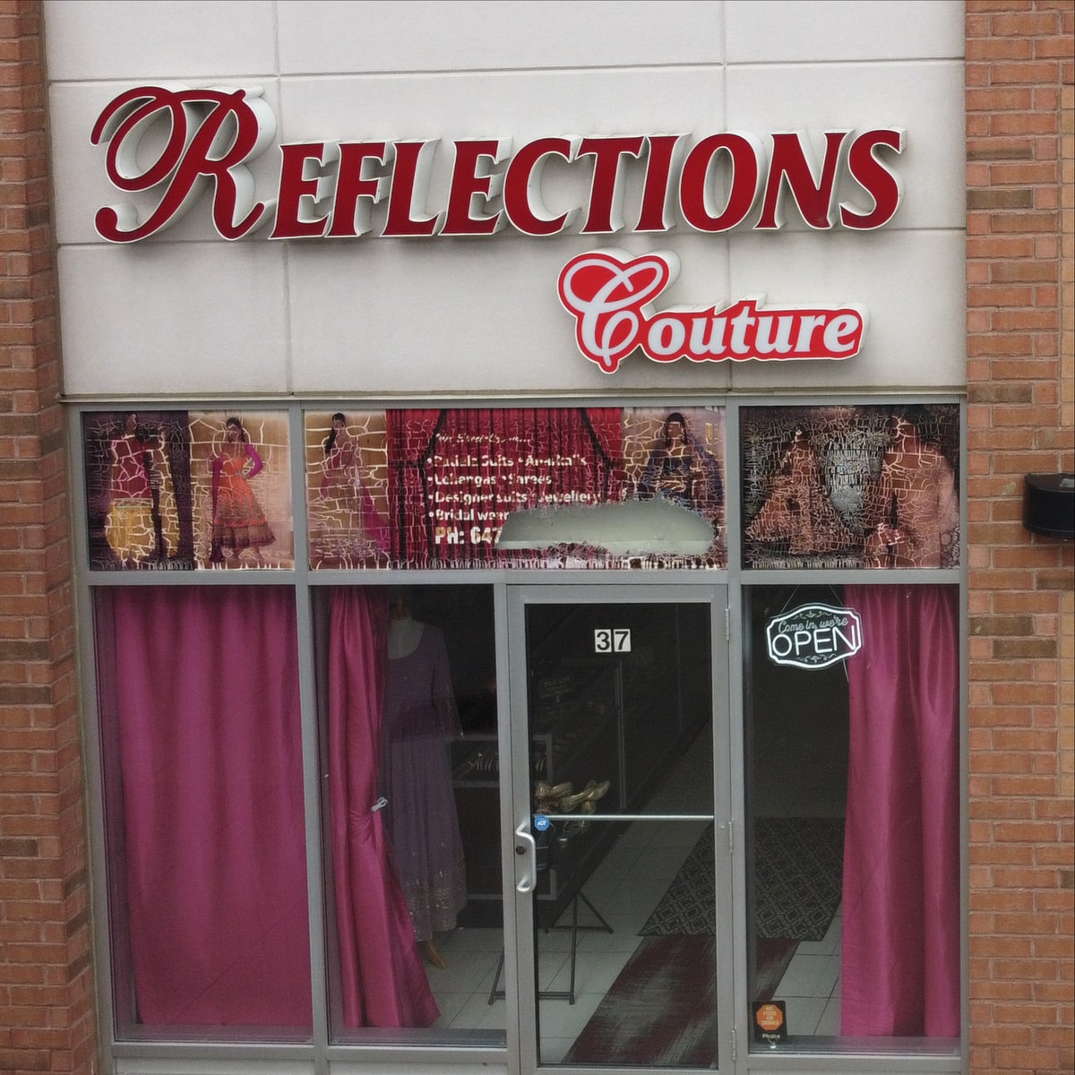 Reflections Couture storefront