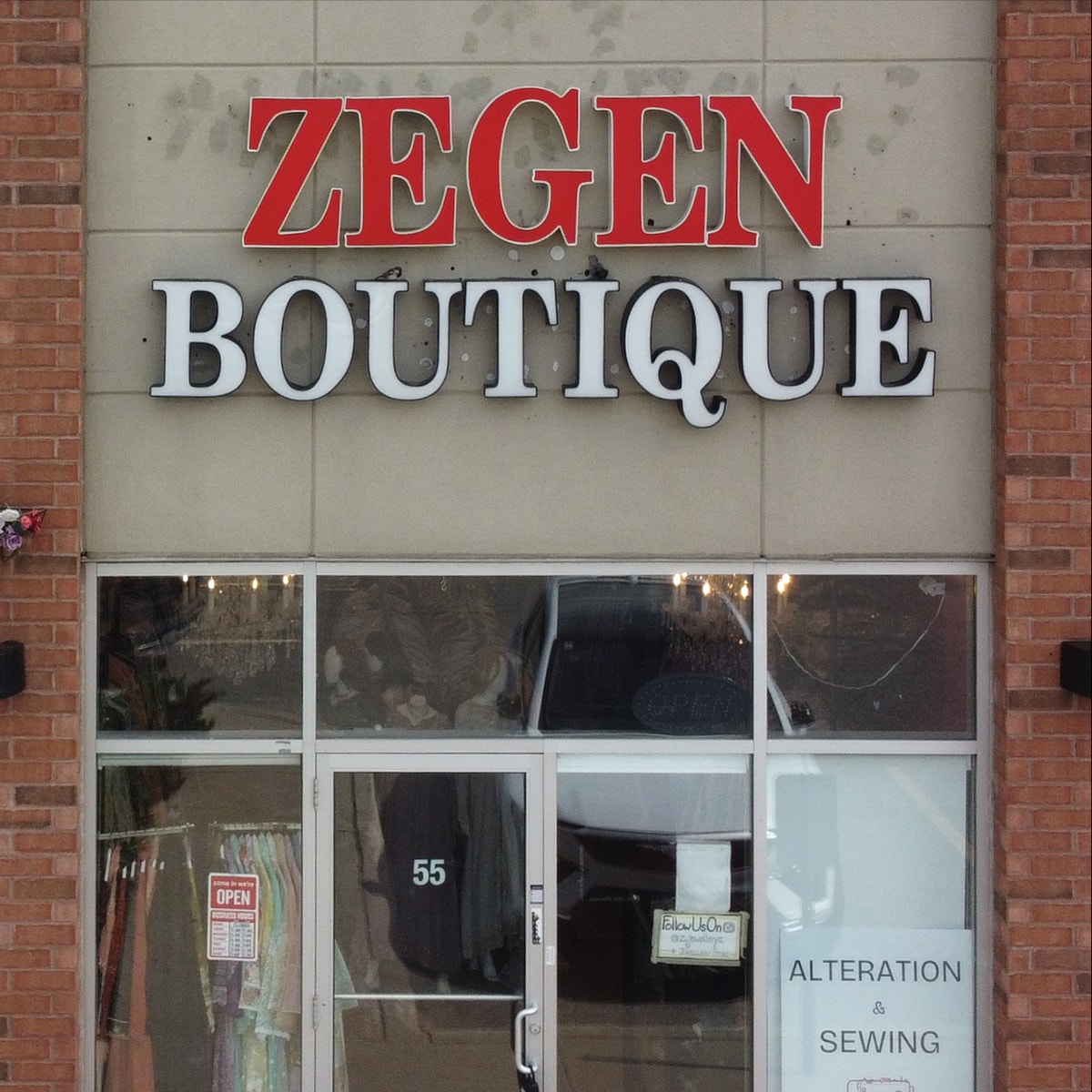 Zegen Boutique storefront